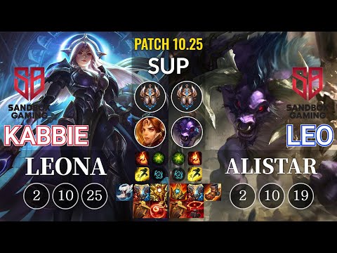 SB Kabbie Leona vs SB Leo Alistar Sup - KR Patch 10.25