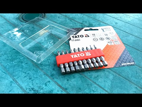 Набор бит YATO (YT-0483) 1/4", PH1/PH2, PZ1/PZ2, 50 мм, 10 шт. Набор бит YATO (YT-0483) 1/4", PH1/PH2, PZ1/PZ2, 50 мм, 10 шт.