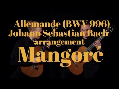 J S Bach - Allemande 996 arr Augustín Barrios Mangoré // Vea/Hoymer Guitar Duo