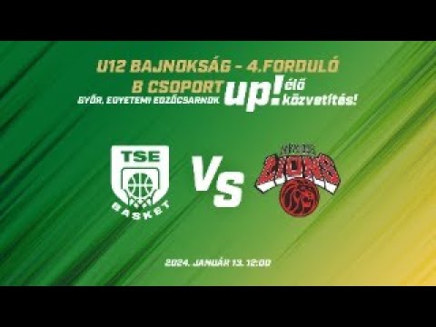 TSE Basket U12 gyermek - MVM-OSE Oroszlánok U12