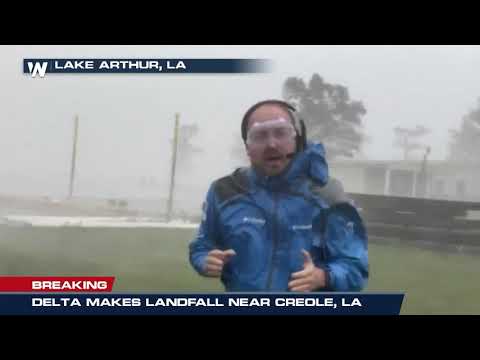 HURRICANE DELTA BEST FOOTAGE