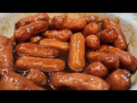 The Original BBQ Little Smokies - Party Cocktail Franks - Smokes Sausages -The Hillbilly Kitchen