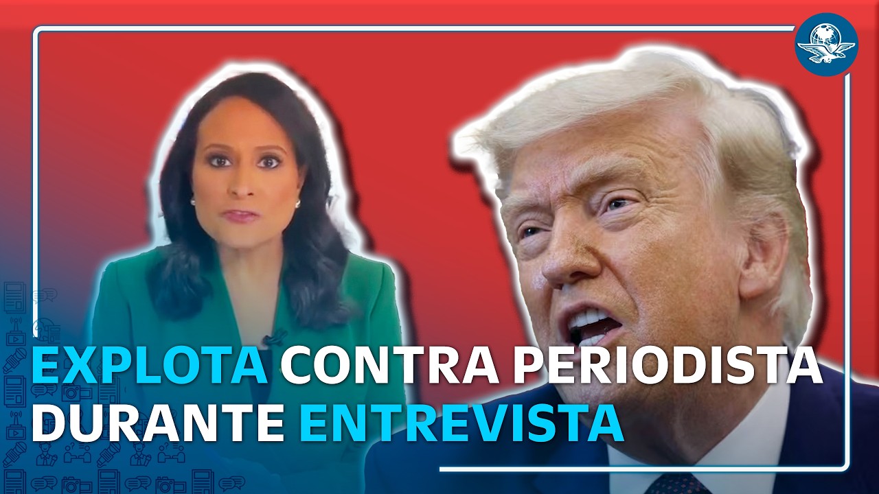 Trump corta entrevista y llama “corrupta” a periodista de NBC