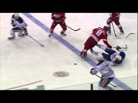 Justin Abdelkader crushes Magnus Pääjärvi-Svensson [HD] {Dual-Feed}