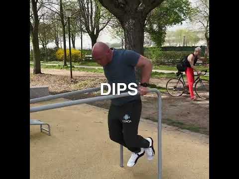 Station Gymnastique - HER-06 avec barres à différentes hauteurs, espalier et barres parallèles_2