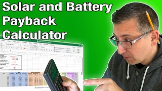 Solar and Battery Payback Calculator - with real data! How long does it take to get your money back?