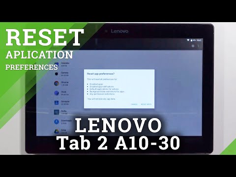 How to Reset App Preferences on LENOVO Tab 2 A10-30 – Restore App Preferences