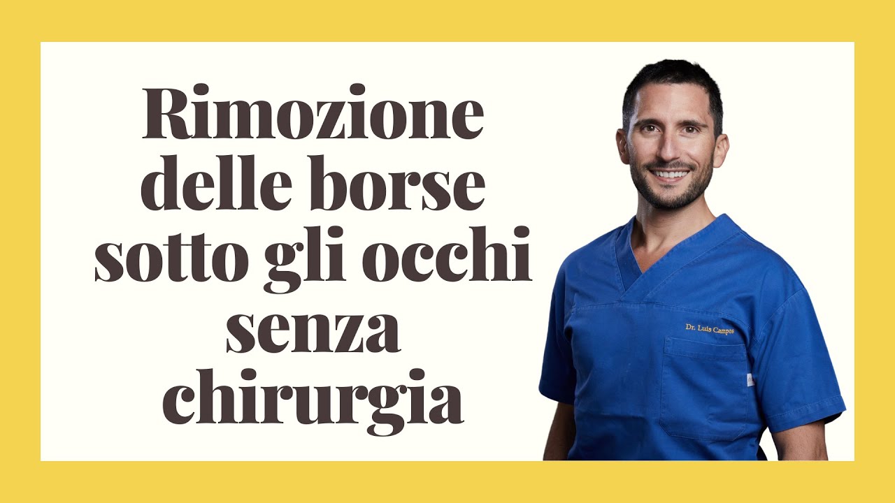 Watch Now Rimozione delle borse sotto gli occhi senza chirurgia Rimozione delle borse sotto gli occhi senza chirurgia