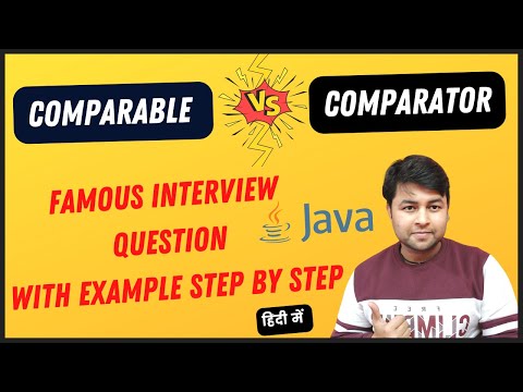 Comparable Vs Comparator Interface Java Interview Questions Java Collections