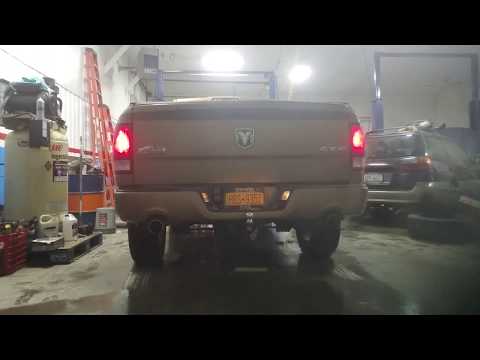2011 5.7 Hemi Ram 1500, Gibson Performance MWA BM0109 muffler with start up and revs