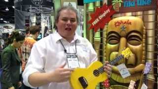 Video thumbnail for Kraft Music - Kohala Tiki Ukulele Demo at NAMM 2013 by Kraft Music