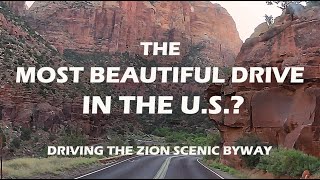 Epic Drive Through Zion National Park's Scenic Highway | Breathtaking Views!