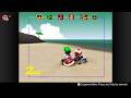Nintendo Switch 2 N64 Online Mario Kart 64 Mushroom Cup 50cc With Luigi