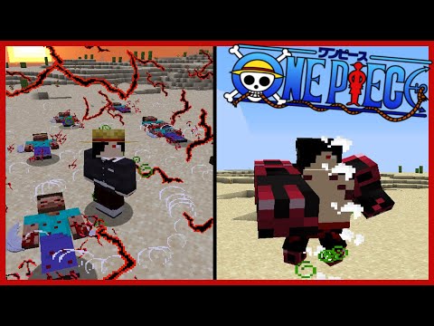 The True Gingershadow - ADVANCED HAKI & GEAR 4TH VS DEMON SLAYER! Minecraft One Piece Devil Fruit Mod