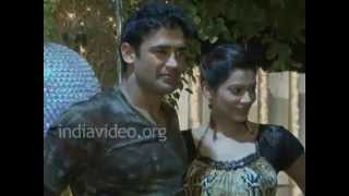 Model Payal Rohatgi and Sangram Singh in an English play