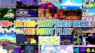 90+ Best Retro-Inspired Games Ever Made (Time Stamps) #pixelgames #retrogaming #retrogames