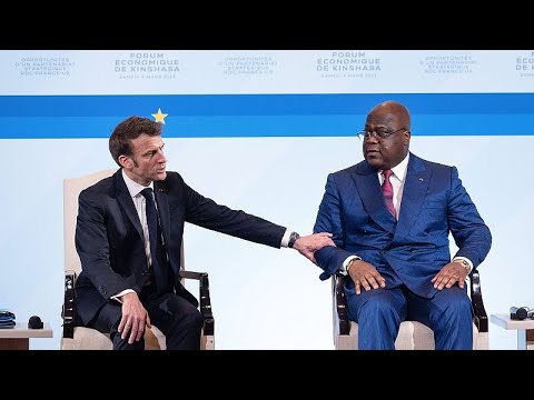 RDC : conférence de presse mouvementée entre Macron et Tshisekedi