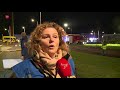 Huizen ontruimd om grote brand in pand De Golfslag