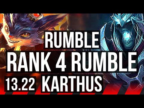 RUMBLE vs KARTHUS (TOP) | Rank 4 Rumble, 14/2/7, 6 solo kills, Legendary | JP Grandmaster | 13.22