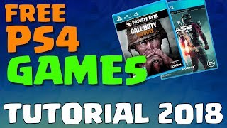 Free PS4 Games [2018] | How to Get Free Games on PS4 [Tutorial]