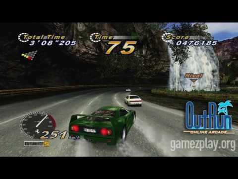 Outrun online arcade classic video game on Xbox 360 and Playstation 3  screenshot trailer exclusive