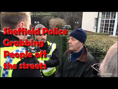 South Yorkshire Police Snatch Squad Grabbing Sheffield Tree Protestors off the Streets!