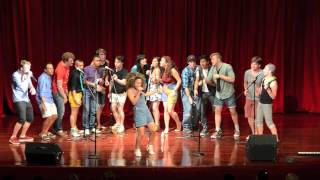 The NYU N'Harmonics perform "Settle Down" by Kimbra- NYU:Welcome Week 2012