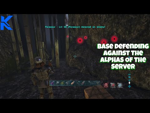 Defending My Broken RatHole Against The ALPHAS On Small Tribes Fjordur - Ark Survival Evolved