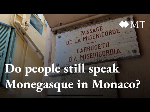 Can Monegasques still speak Monegasque?