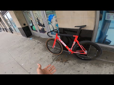 DOING BIKE DELIVERIES ON MY CINELLI VIGORELLI SHARK