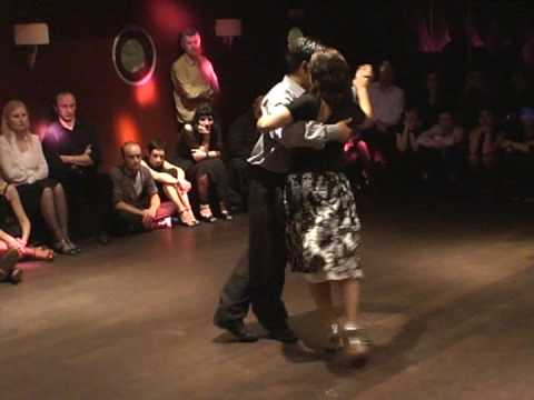  Carlos Espinoza  and  Mamié Sancy  are  dancing  to  the  vals  "  Dichas Que Vivi  "