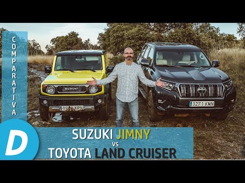 Comparativa 4×4 ¡al límite!: Suzuki Jimny vs Toyota Land Cruiser | Prueba Offroad | Diariomotor