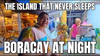 BORACAY NIGHTLIFE 2025 | EXPLORING BORACAY AT NIGHT | BARS, MUSIC & BEACH VIBES!