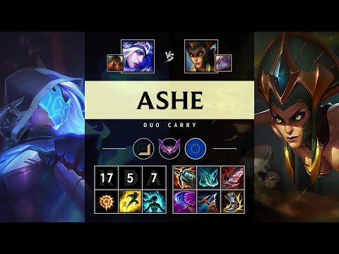 Ashe ADC vs Cassiopeia: Quadra Kill, Godlike - EUW Master Patch 14.18