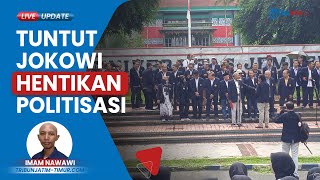 Civitas Akademika Unej Tuntut Jokowi Hentikan Politisasi, Petisi Dibacakan Guru Besar FH Unej