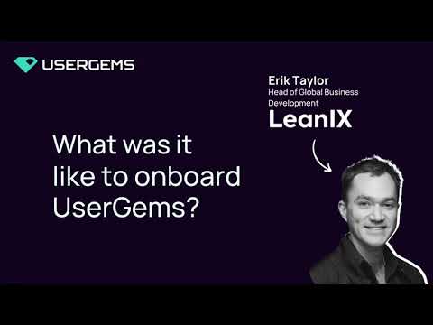 What was it like to onboard UserGems