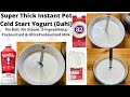 2 Ingredients Cold Start Instant Pot Yogurt(No Boil, No Steam)| Thick Indian Yogurt In Instant Pot