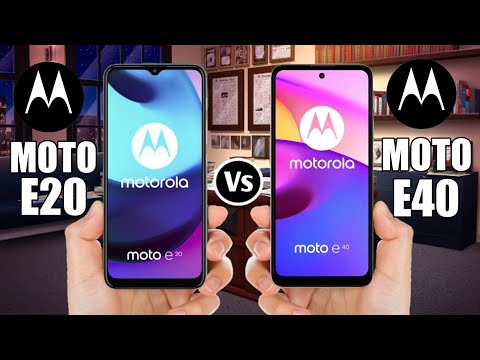 Motorola Moto E20 Vs Motorola Moto E40