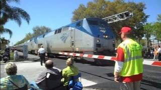 Amtrak Train Cuts Parade In Half