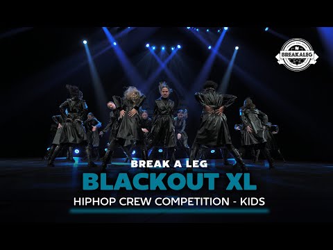 Blackout XL | BREAK A LEG 2024 | Kids | Meervaart | Hiphop Crew Competition