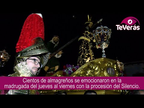 Almagro se emociona con la procesi�n del Silencio