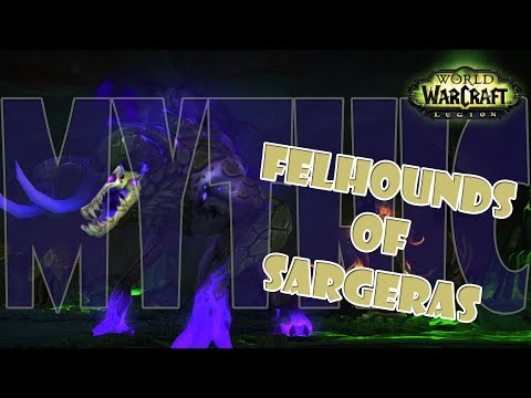 [Dark Omen] MYTHIC Antorus, the Burning Throne - Felhounds of Sargeras (Blood DK PoV)
