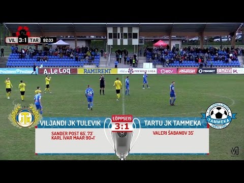 XI voor 2015: Viljandi JK Tulevik - Tartu JK Tammeka 3:1 (0:1)
