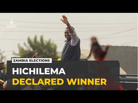 Zambia election results: President Hichilema wins re-election