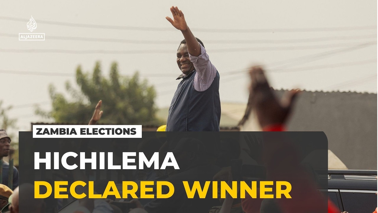 Zambia election results: President Hichilema wins re-election