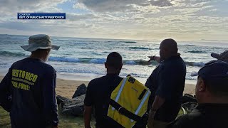 Search ongoing for Mass. Marine in water off Puerto Rico beach