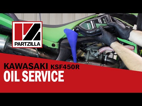 How to Change the Oil on a Kawasaki KFX450R KSF450 | Kawasaki ATV Oil Change | Partzilla.com