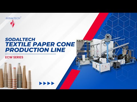 Automatic Textile Paper Cone Making Machine with Online Drier
