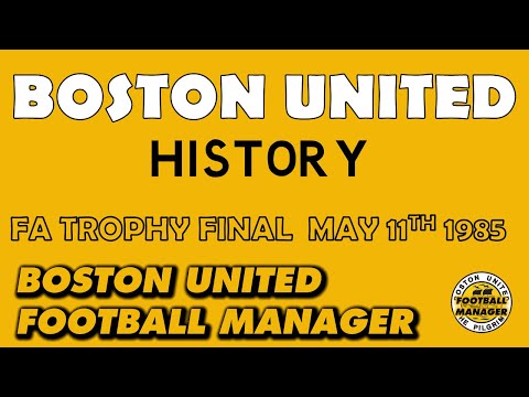 Boston United - FA Trophy Final - May 11th 1985 - Wealdstone 2 Boston United 1 - Wembley Stadium