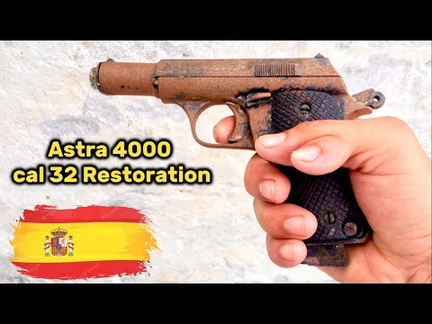 Thumbnail for Rusty and jammed Astra 4000 Falcon Pistol Restoration/gun restoration/rusty pistol restoration by WiLL